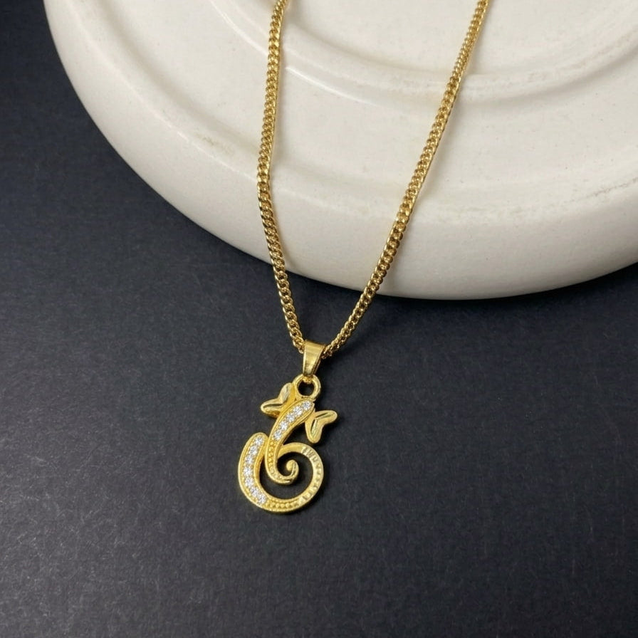 Ganesha Glow Pendant with chain