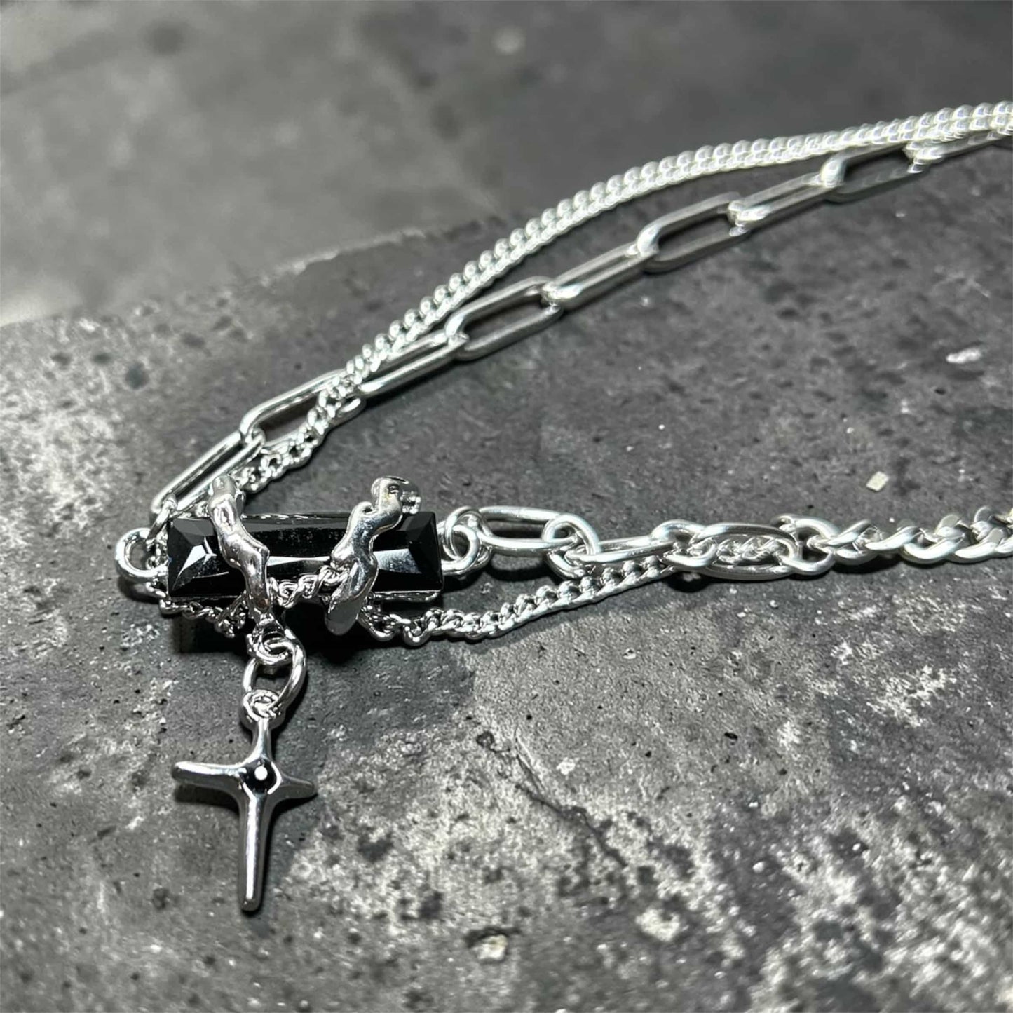 Dual Rugged Chain + Bracelet combo