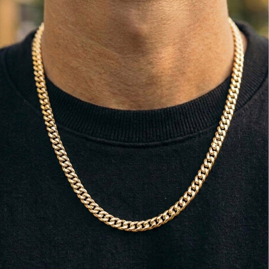 Cuban Chain + Bracelet combo (GOLD)