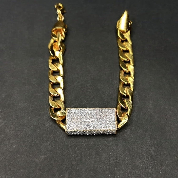 Gold Cuban Link Bracelet