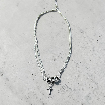 Dual Rugged Chain Pendant