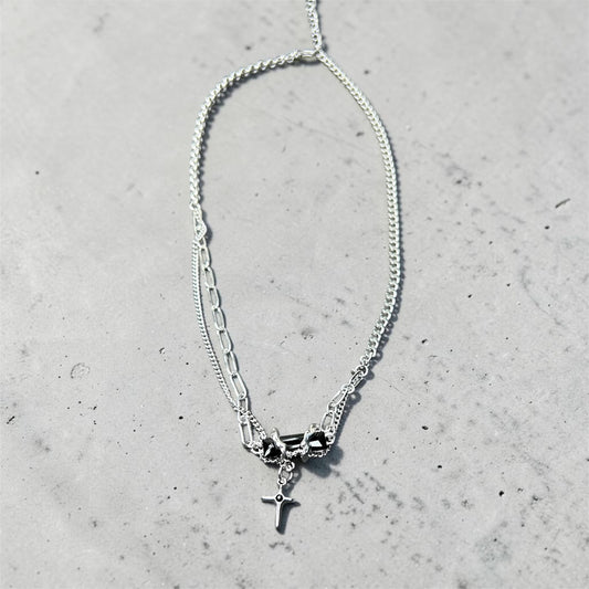 Dual Rugged Chain Pendant