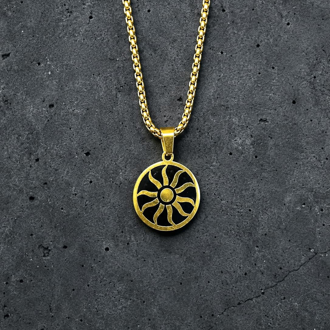 Gold Sun Pendant