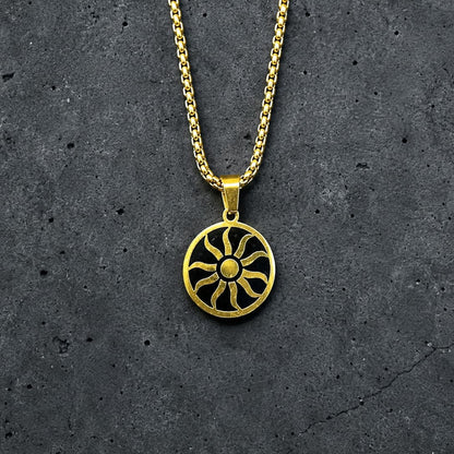 Gold Sun Pendant