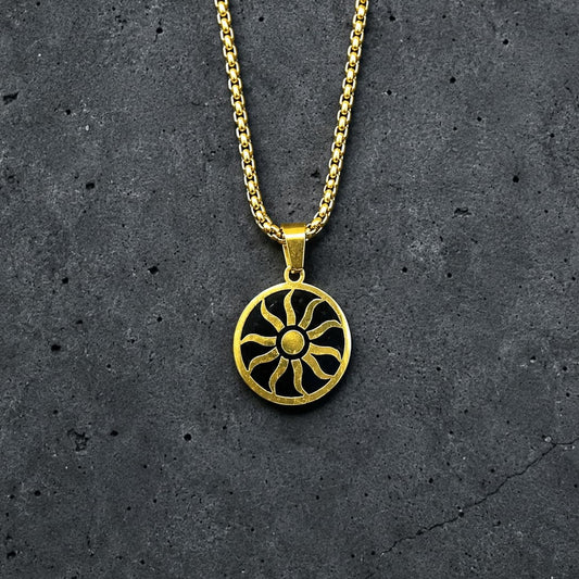 Gold Sun Pendant