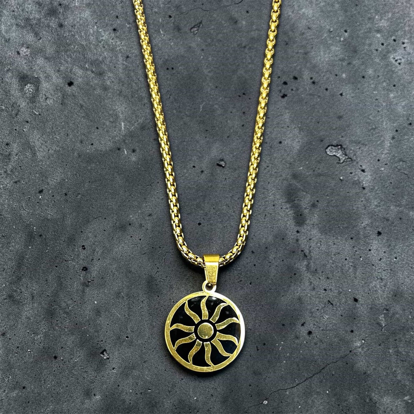 Gold Sun Pendant