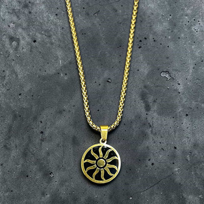 Gold Sun Pendant