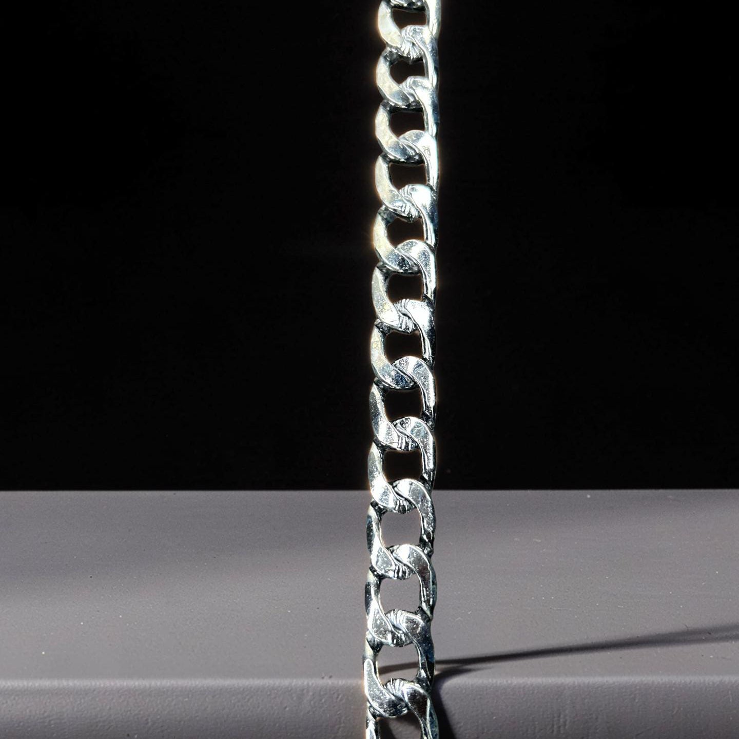 Classic Cuban Silver Bracelet