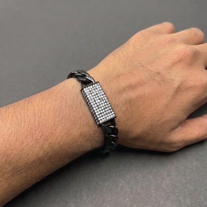 Black Cuban Link Bracelet