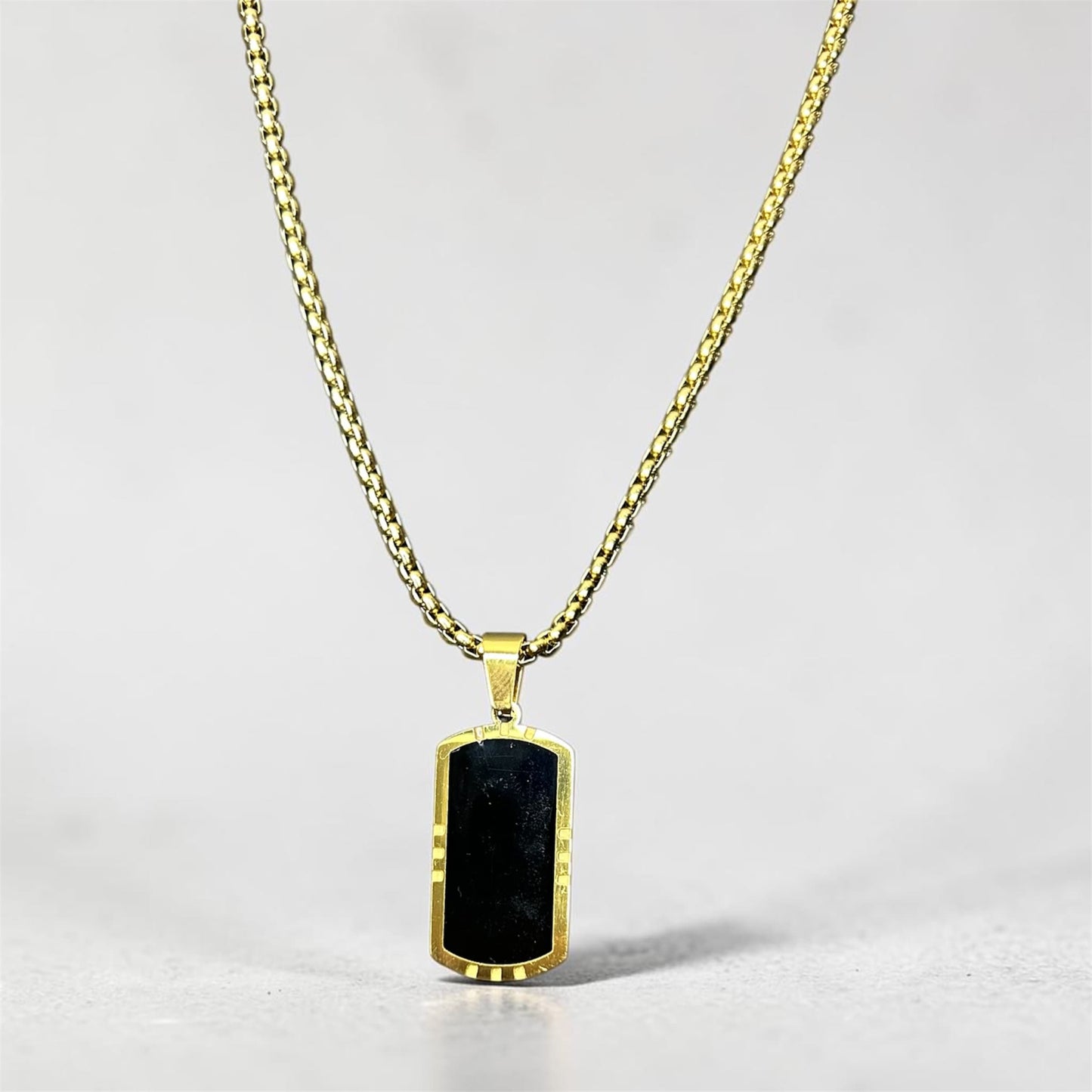 Black Gold Onyx Pendant