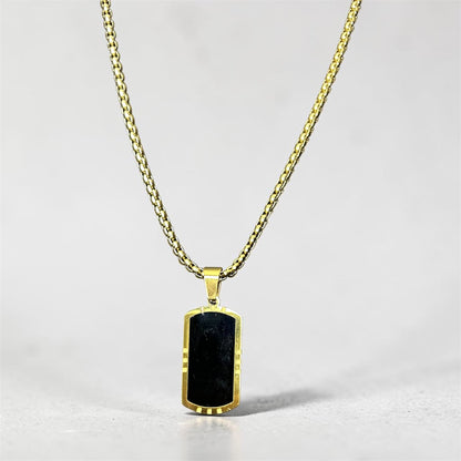 Black Gold Onyx Pendant