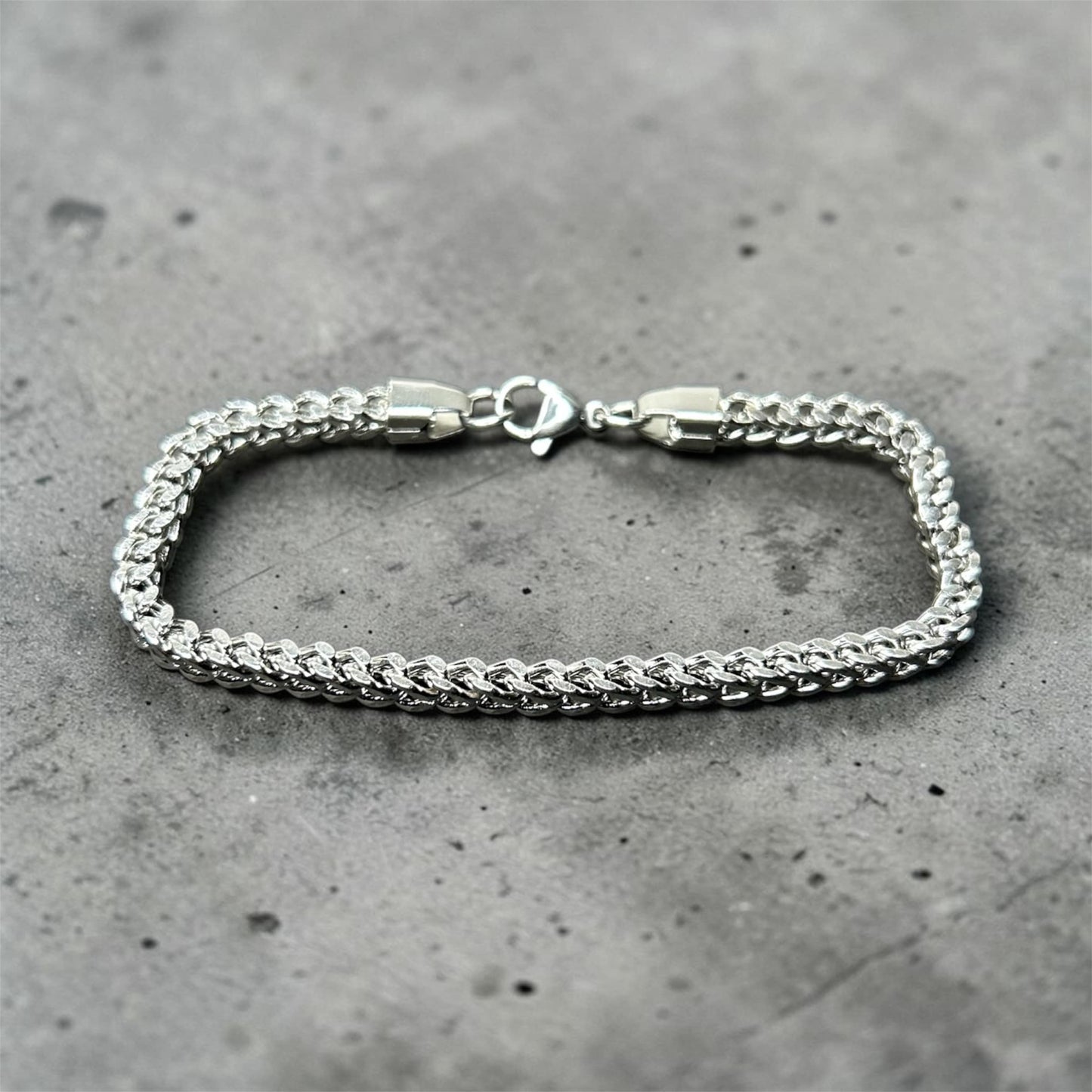 Curb Silver bracelet