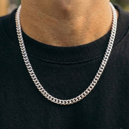 Cuban Chain 8mm (Silver)