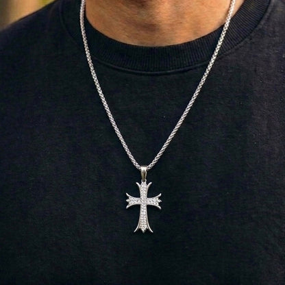 Divine Cross Pendant with Chain