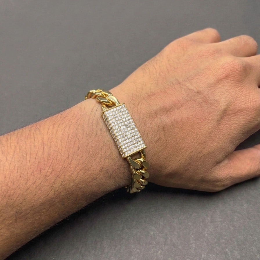 Gold Cuban Link Bracelet