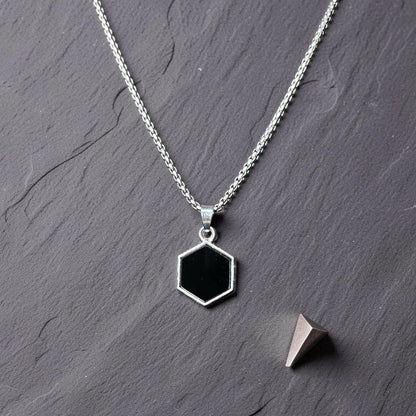 Dark Aura Midnight Pendant and Chain