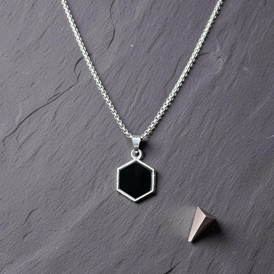Dark Aura Midnight Pendant and Chain