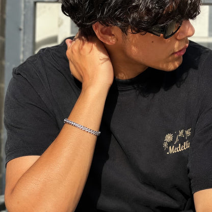 Curb Silver bracelet