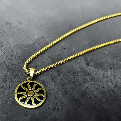 Gold Sun Pendant