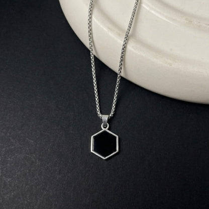 Dark Aura Midnight Pendant and Chain