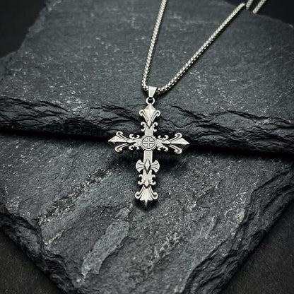 Sovereign Cross Pendant with Chain