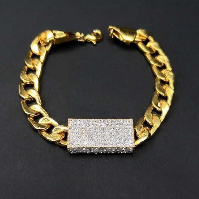 Gold Cuban Link Bracelet