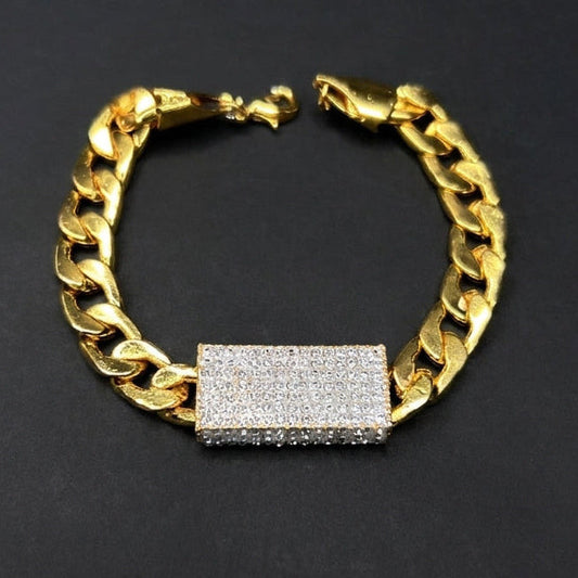 Gold Cuban Link Bracelet