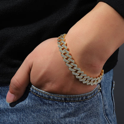 Iced Cuban Bracelet (Gold)