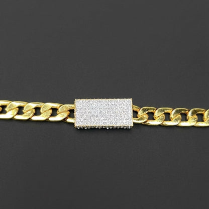 Gold Cuban Link Bracelet