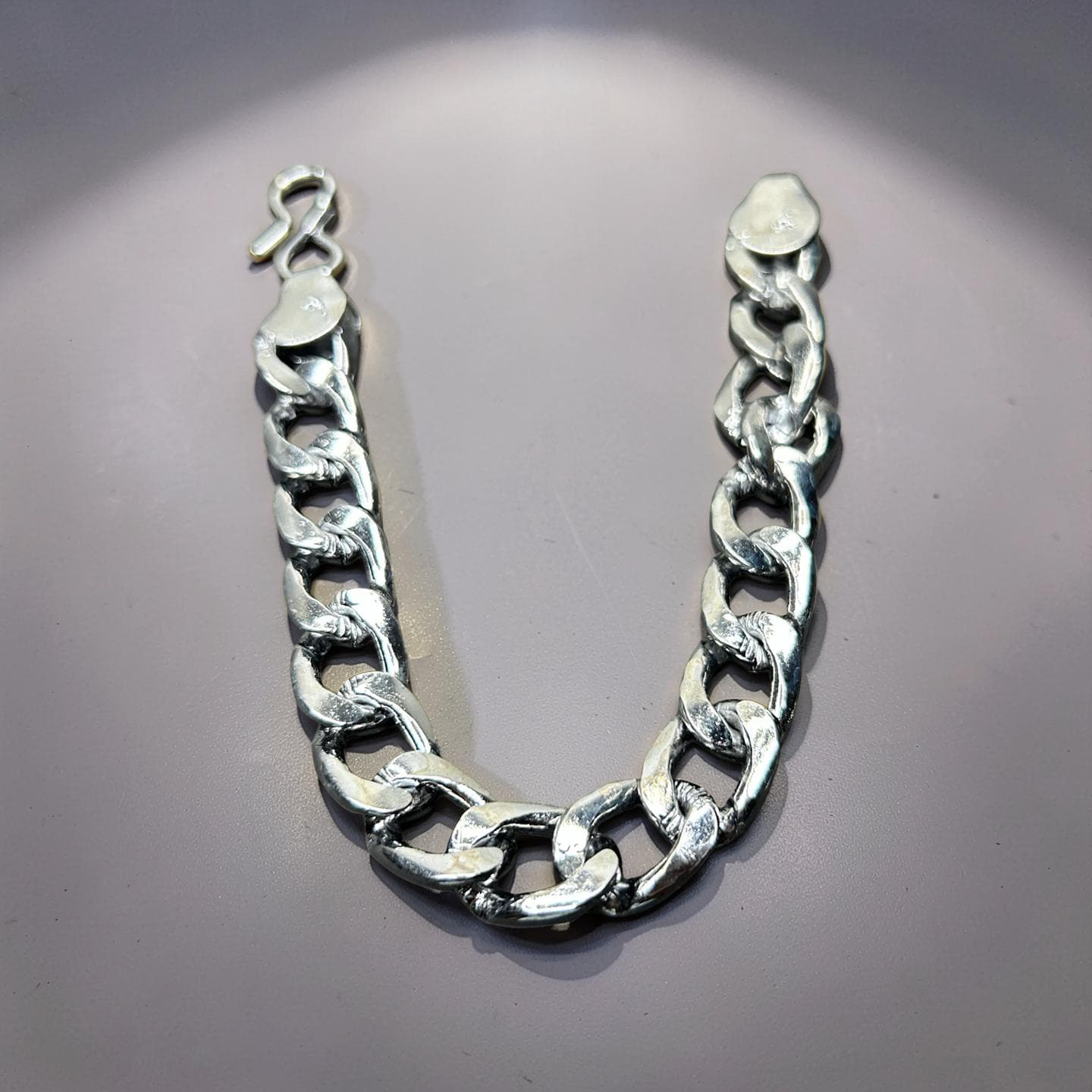 Classic Cuban Silver Bracelet