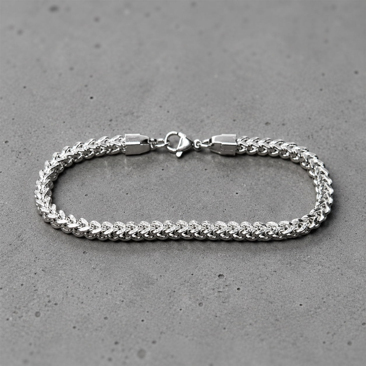 Curb Silver bracelet