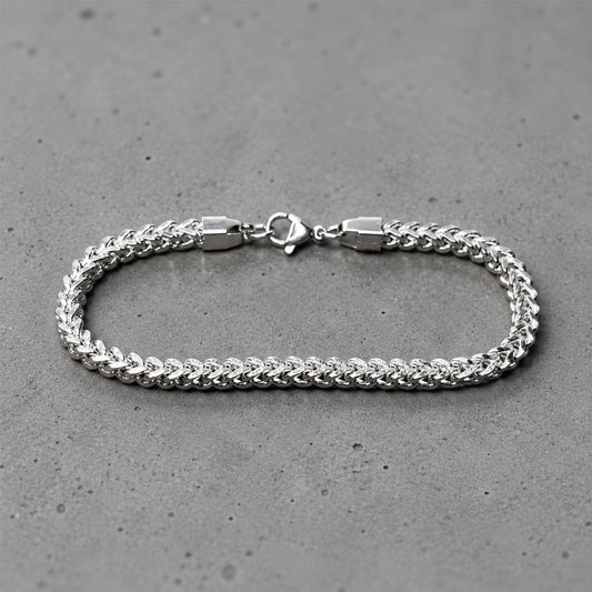 Curb Silver bracelet