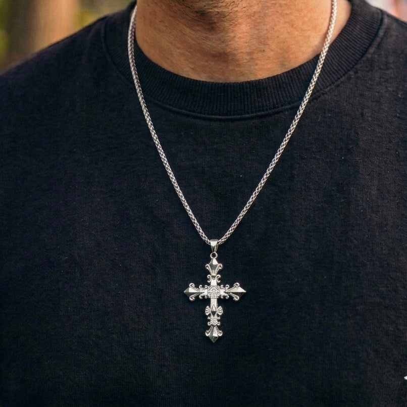 Sovereign Cross Pendant with Chain