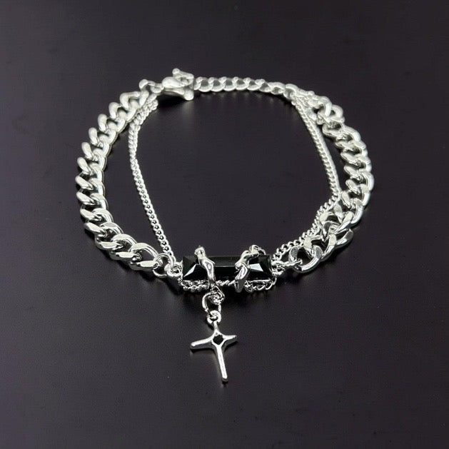 Dual Rugged Chain + Bracelet combo